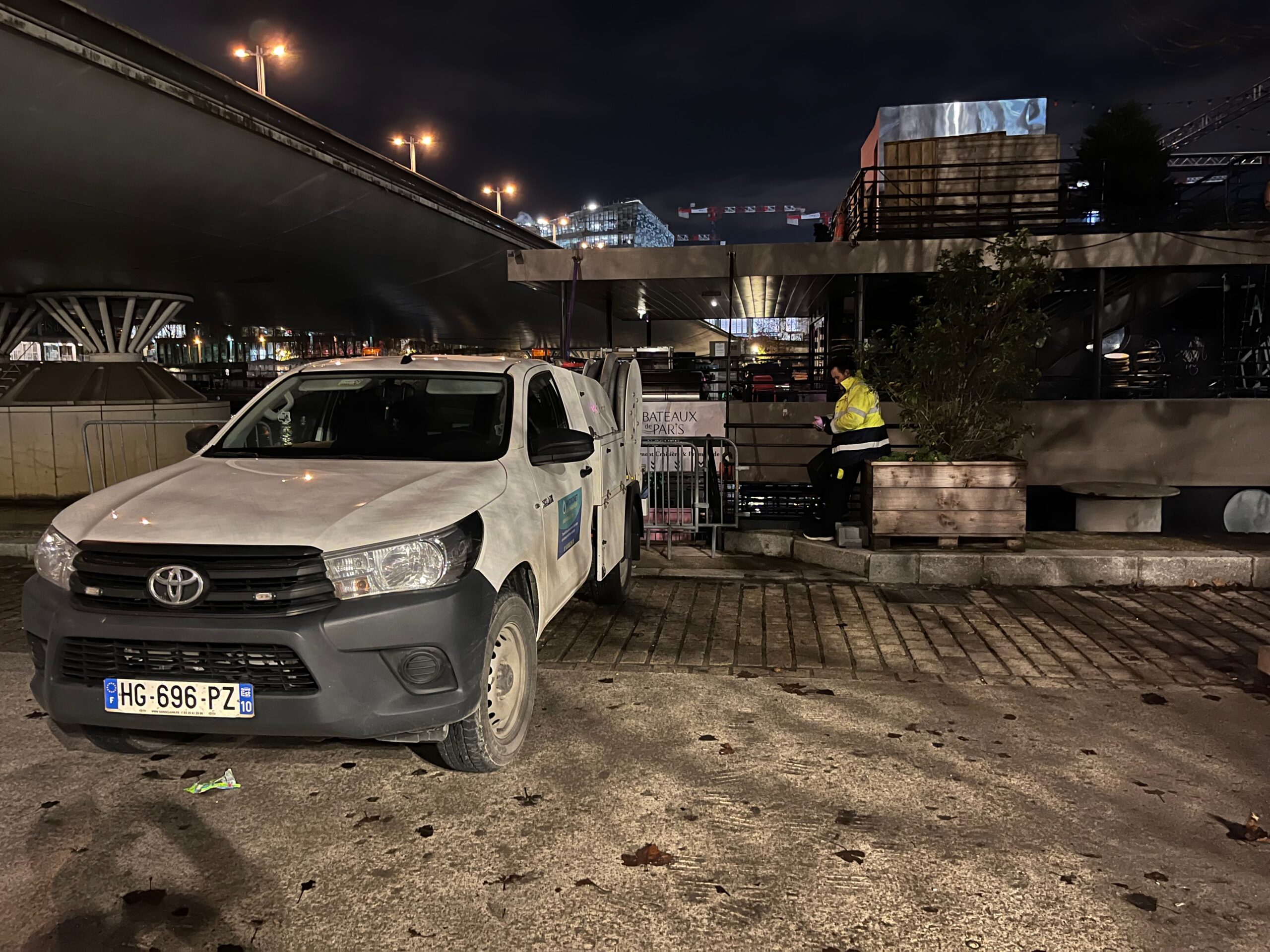 Intervention Hydronet de nuit